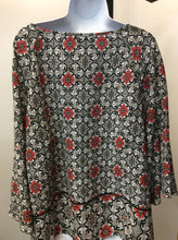 Load image into Gallery viewer, Zac &amp; Rachel Size 1x Multi color Blouse