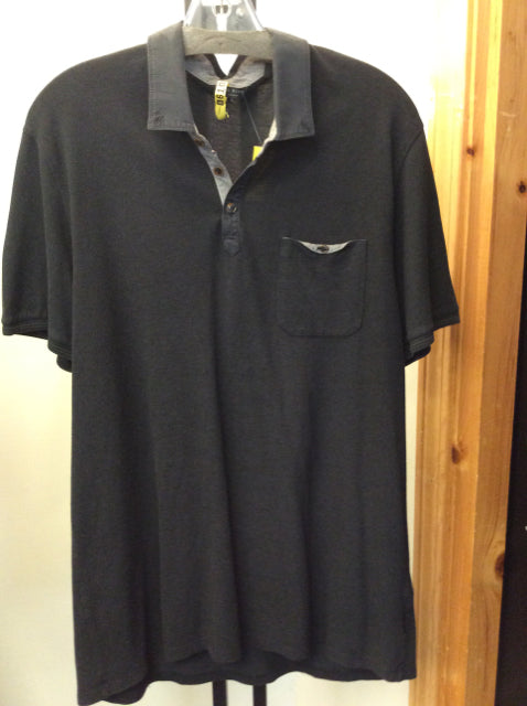 Ted Baker Size L/XL Black Men's - Polo shirt