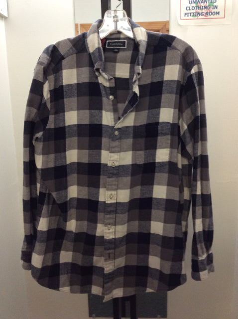 Club Room Size L Plaid Men's button up shirt