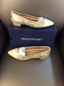Rockport Size 7.5 gold metalic Shoes