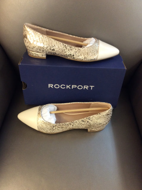 Rockport Size 7.5 gold metalic Shoes