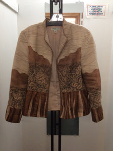 coldwater creek Size 14P multi brown Jacket