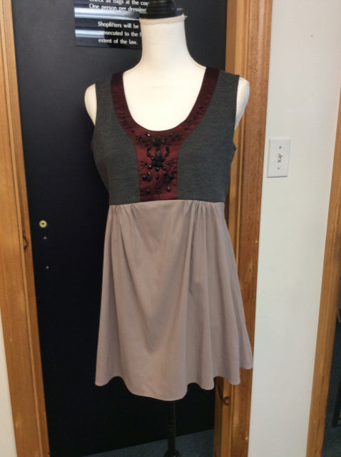 simply vera Size s Gray/Beige jersey