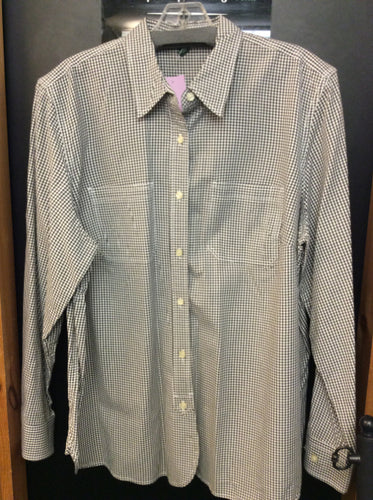 LAUREN Size 1x Plaid Blouse