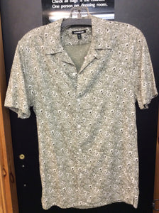 Express Size XS Olive Men's button up shirt
