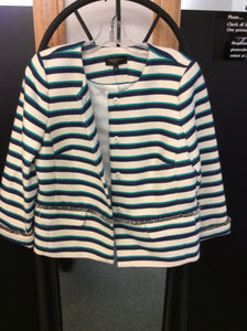 talbots Size 10P blue/green Jacket
