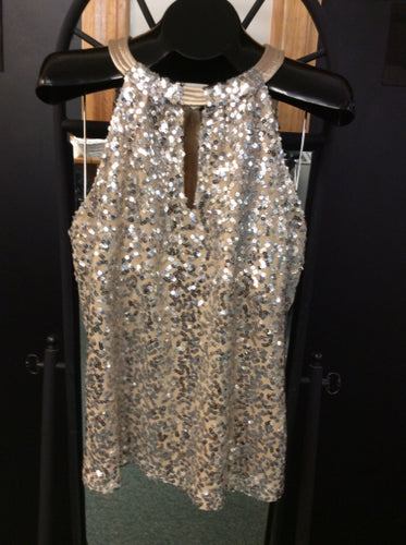 tahari Size s Beige jersey