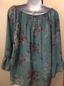 Zac & Rachel Size 1x Multi color Blouse