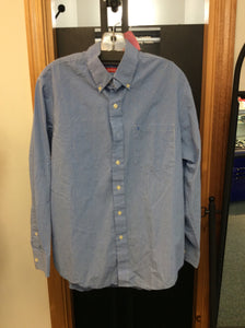 Izod Size m Blue Men's button up shirt