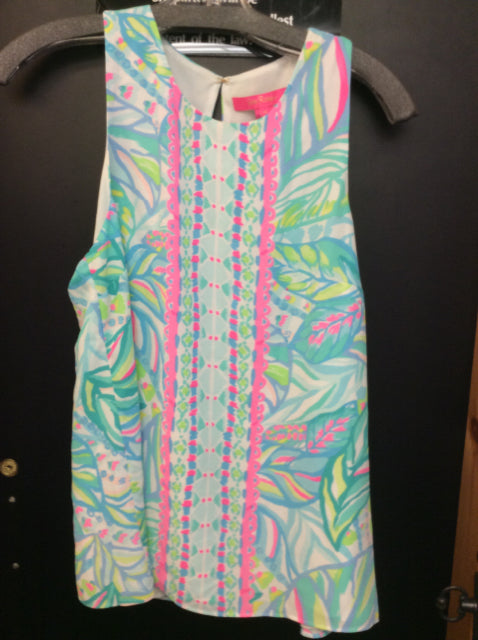 Lilly Pulitzer Size m Multi blue Blouse