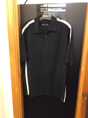 Nike Size L blk/wht Men's - Polo shirt
