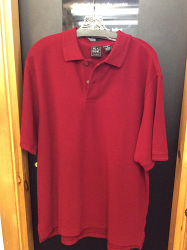 Jos A. Banks Size L Burgundy Men's - Polo shirt