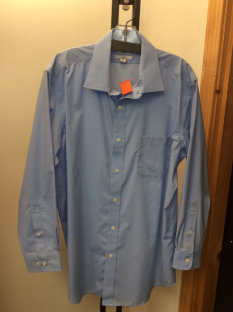 croft & barrow Size 16.5 Blue Men's button up shirt