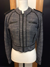 Load image into Gallery viewer, Sass &amp; Bide Size 4 black/white Jacket