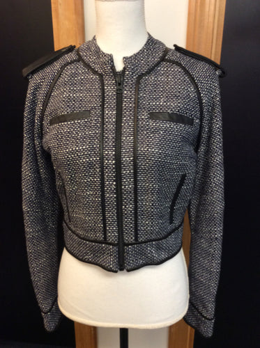 Sass & Bide Size 4 black/white Jacket