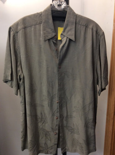 Claiborne Size m taupe Men's button up shirt