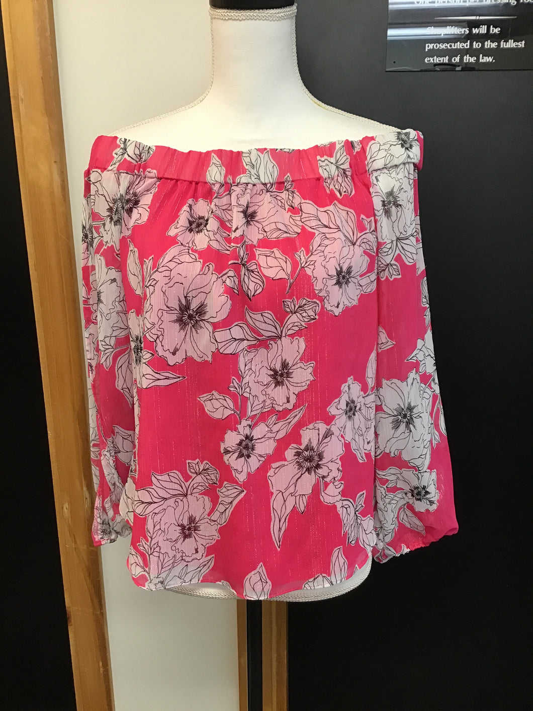 INC Size s pink/white Blouse