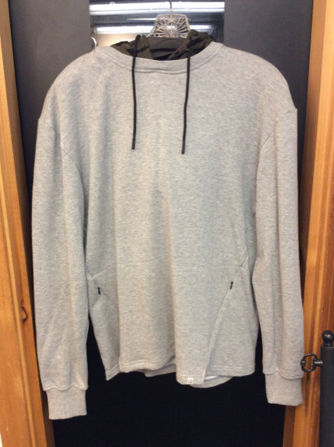 Size m Gray men's Hoodie