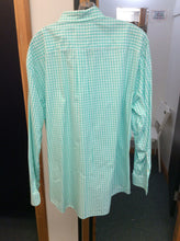 Load image into Gallery viewer, Vineyard Vines Size xl green/white Men's button up shirt