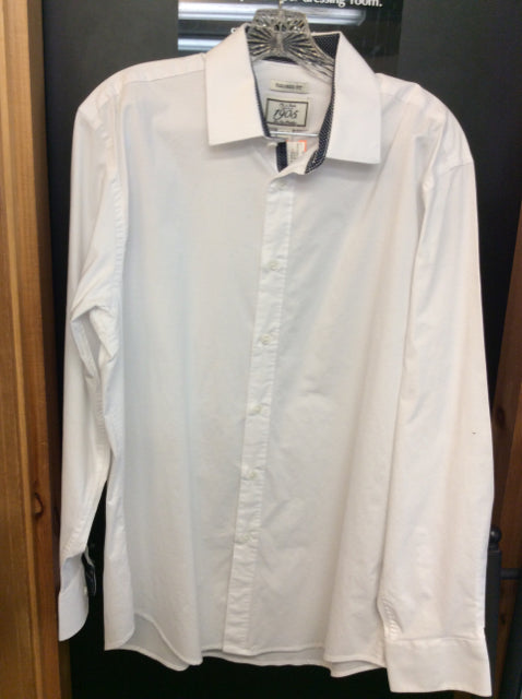 Jos A. Banks Size 16-33 White Men's button up shirt