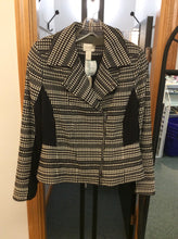 Load image into Gallery viewer, Chico's Size 0 blk/wht Jacket