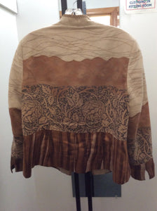 coldwater creek Size 14P multi brown Jacket