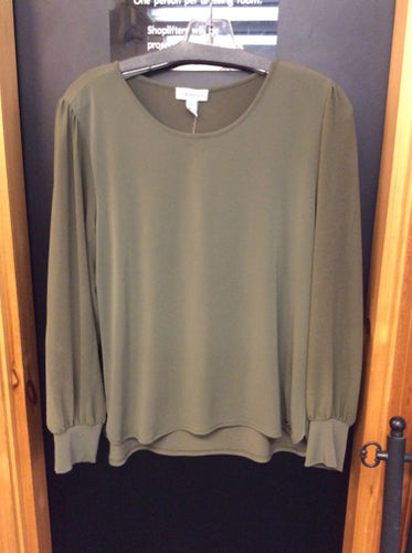 calvin klein Size m Olive Blouse