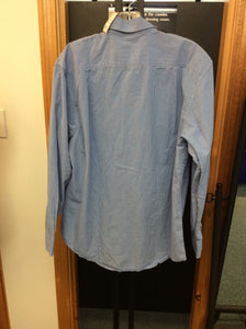 Izod Size m Blue Men's button up shirt