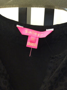 Lilly Pulitzer Size XS Black Blouse