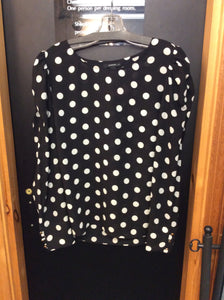 alfani Size s black/white Blouse