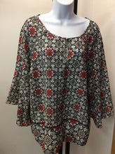 Load image into Gallery viewer, Zac &amp; Rachel Size 1x Multi color Blouse