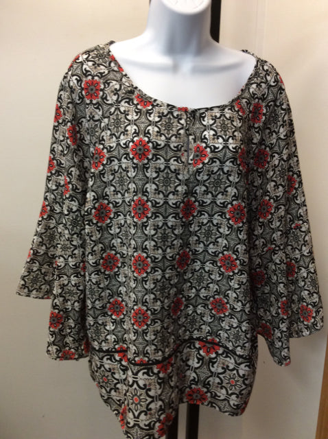Zac & Rachel Size 1x Multi color Blouse