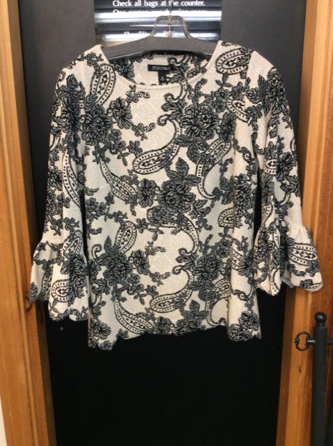 Roz & ali Size m Beige/Black jersey