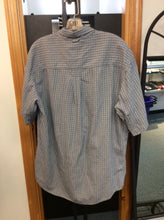 Load image into Gallery viewer, Timberland Size m blue/beige Men&#39;s button up shirt