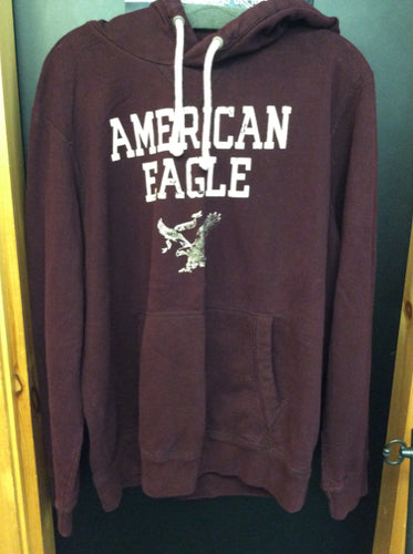 American Eagle Size L Burgundy Men's - sweatshirts