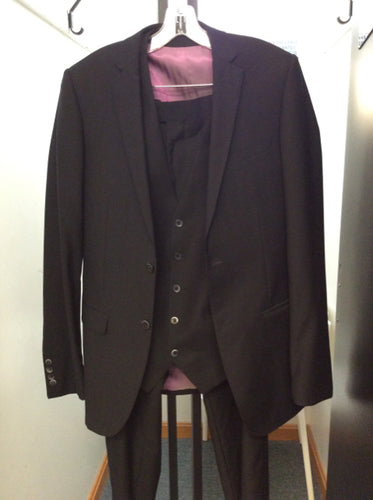 Ranieri Size 40/42/36 Black 3pc Men's suite