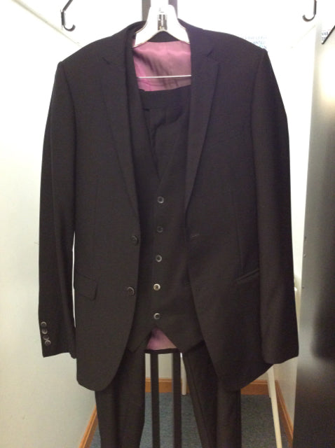 Ranieri Size 40/42/36 Black 3pc Men's suite