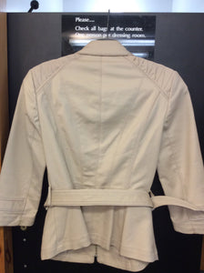 WhiteHouse/BlackMarket Size 0 Beige Jacket
