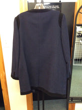Load image into Gallery viewer, Karl Lagerfield Size 12 nav/blk Jacket