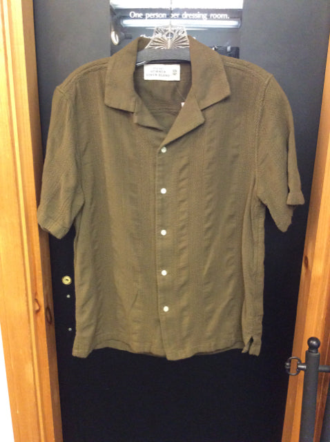Size XS Teal Men's button up shirt