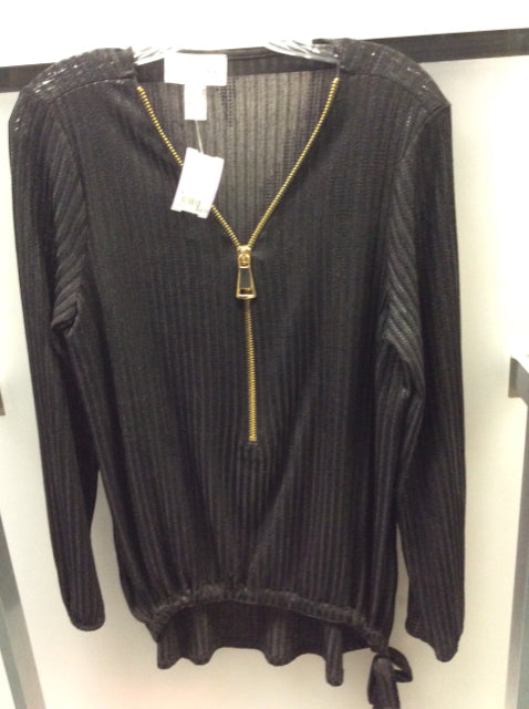 Joseph Ribkoff Size 8 Black Blouse